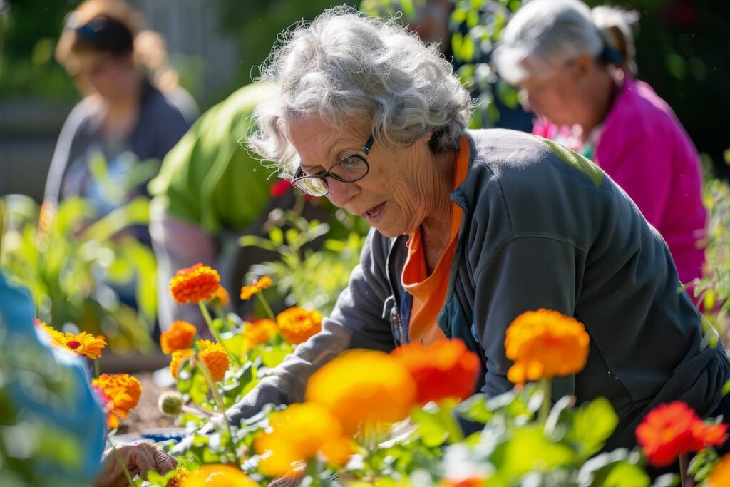 Sage Oak of Denton | Seniors Doing Gardening Activities