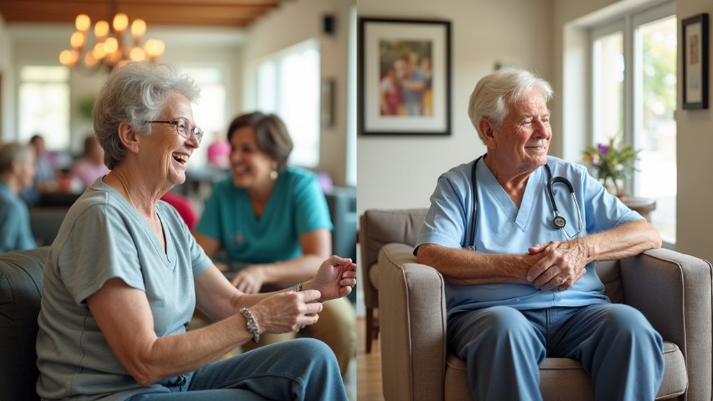 assisted living or home care